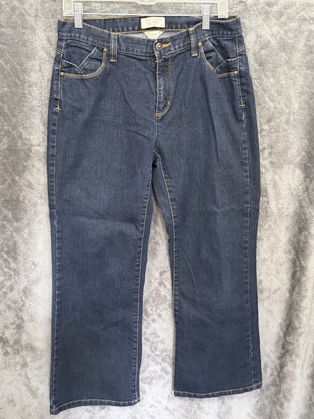 Christopher & Banks Dark Blue Boot Cut Jeans
